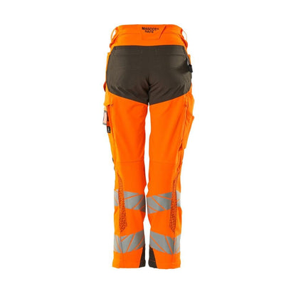 Pants, women, DIAMOND, knee pockets, stretch pants