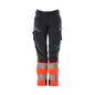 Hose, Damen,DIAMOND, Knietaschen,Stretch Hose