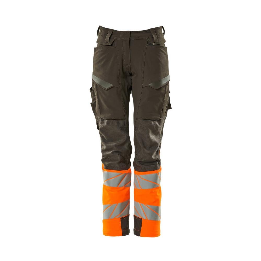 Hose, Damen,DIAMOND, Knietaschen,Stretch Hose