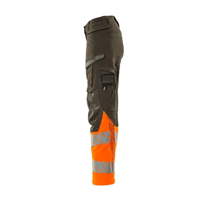 Hose, Damen,DIAMOND, Knietaschen,Stretch Hose