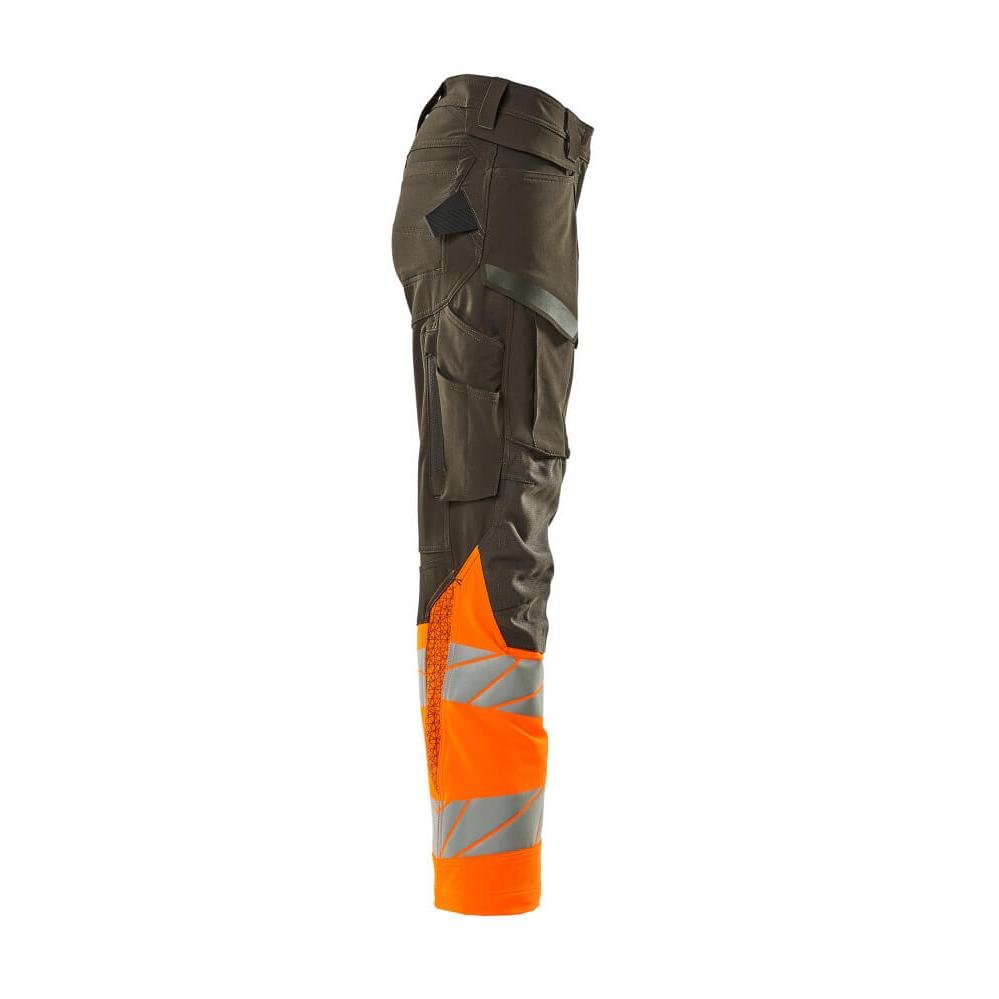 Hose, Damen,DIAMOND, Knietaschen,Stretch Hose