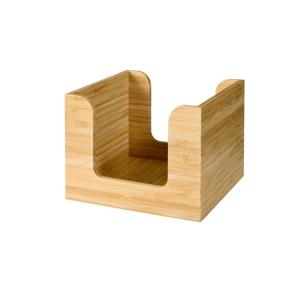 serviettenhalter bambus Bambus Serviettenständer 13x13 cm - Stilvoller Tischorganizer