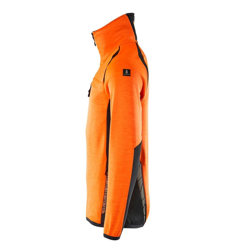 Fleecepullover mit kurzem Reißverschluss Microfleecejacke