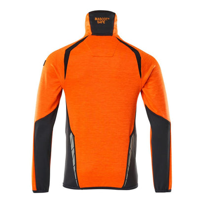 Fleecepullover mit kurzem Reißverschluss Microfleecejacke