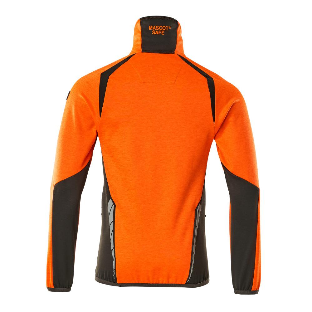 Fleecepullover mit kurzem Reißverschluss Microfleecejacke