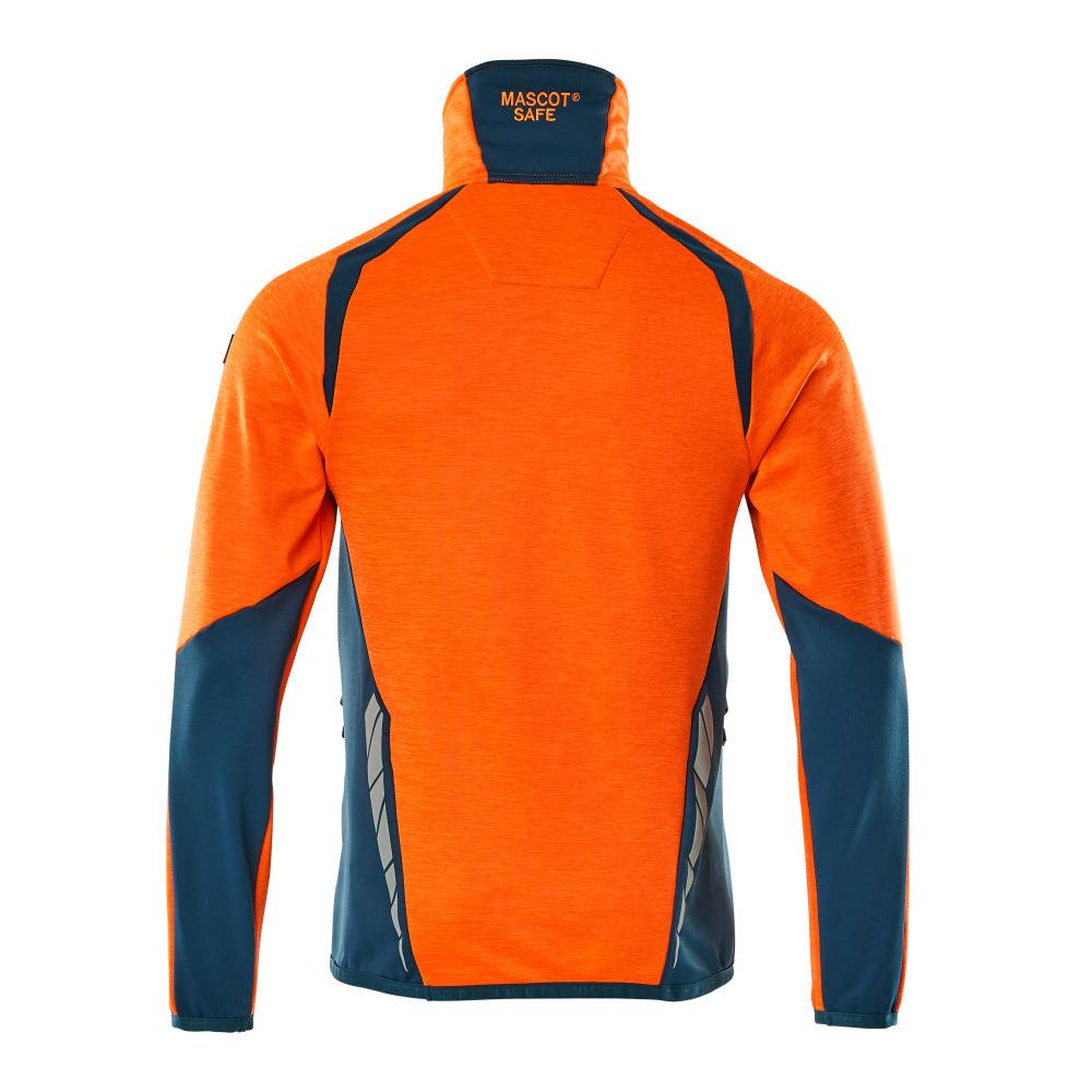 Fleecepullover mit kurzem Reißverschluss Microfleecejacke