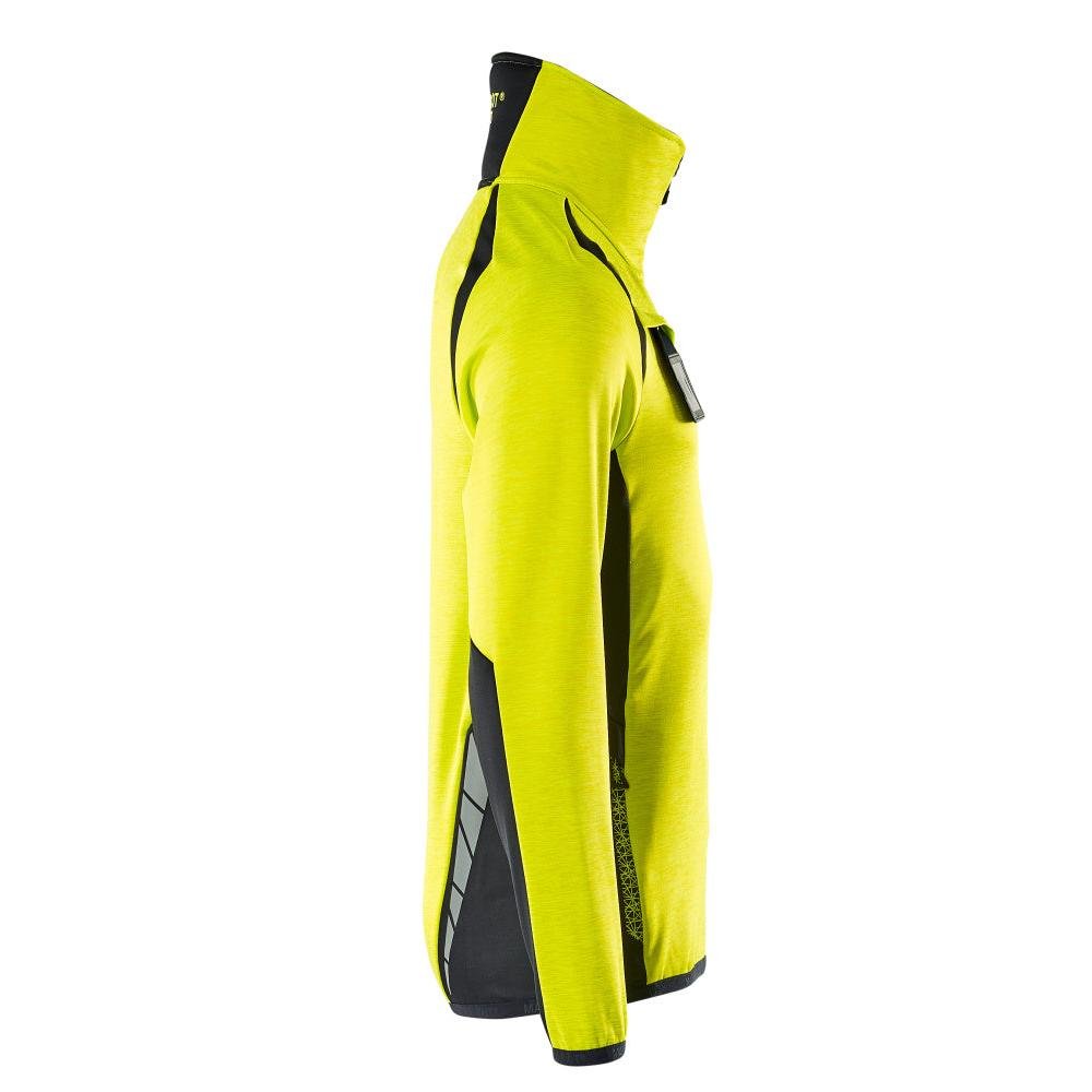 Fleecepullover mit kurzem Reißverschluss Microfleecejacke
