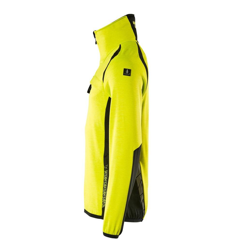 Fleecepullover mit kurzem Reißverschluss Microfleecejacke