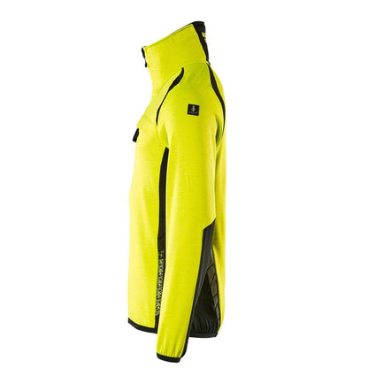 Fleecepullover mit kurzem Reißverschluss Microfleecejacke