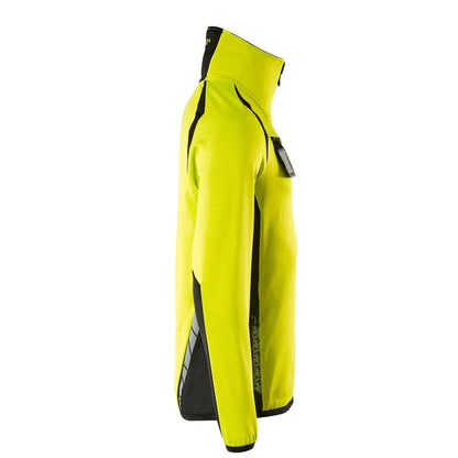 Fleecepullover mit kurzem Reißverschluss Microfleecejacke