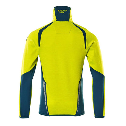 Fleecepullover mit kurzem Reißverschluss Microfleecejacke