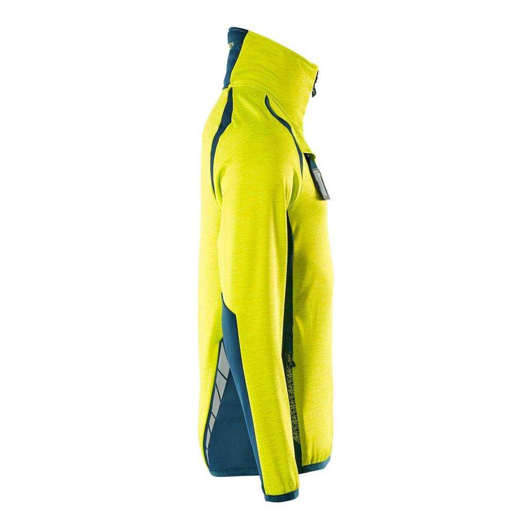 Fleecepullover mit kurzem Reißverschluss Microfleecejacke