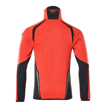 Fleecepullover mit kurzem Reißverschluss Microfleecejacke