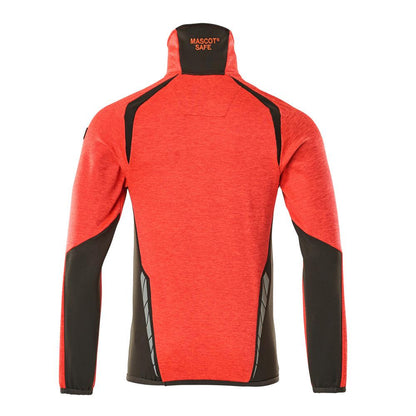 Fleecepullover mit kurzem Reißverschluss Microfleecejacke