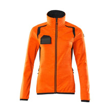 Fleece pullover with zip, women's microfleece jacket