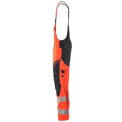 Dungarees, knee pockets, stretch inserts dungarees