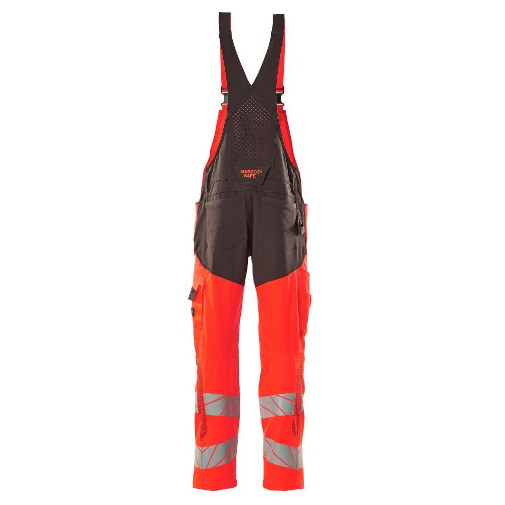 Dungarees, knee pockets, stretch inserts dungarees