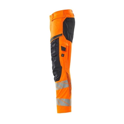 Hose mit Knietaschen, Stretch-Einsätze Hose