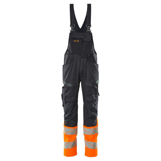 Dungarees, knee pockets, stretch inserts dungarees