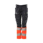 Pants, women, DIAMOND, knee pockets, stretch pants