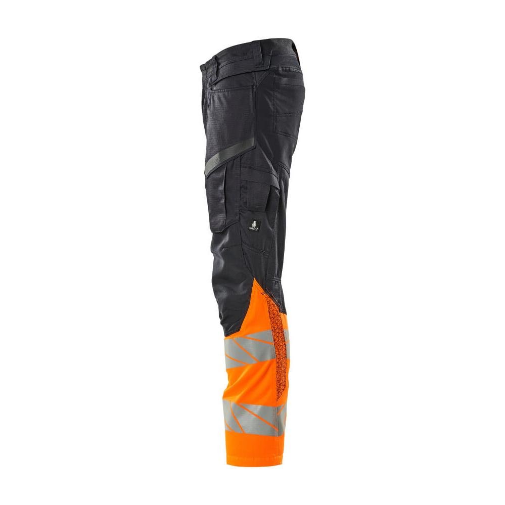 Hose mit Knietaschen, Stretch-Einsätze Hose