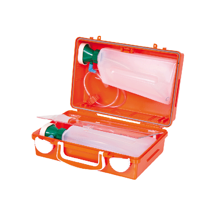Kombi-Set Augenspülstation QUICK-CD orange