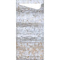 Der SACCHETTO 190x85 mm Stone von Duni GmbH hat eine rechteckige, strukturierte Oberfläche in Grau, Weiß und Beige - ideal für Bastelprojekte oder Dekorationen. Ein einzigartiger Schrägschnitt oben links setzt einen markanten dreieckigen Akzent. Verpackung mit 100 Stück.