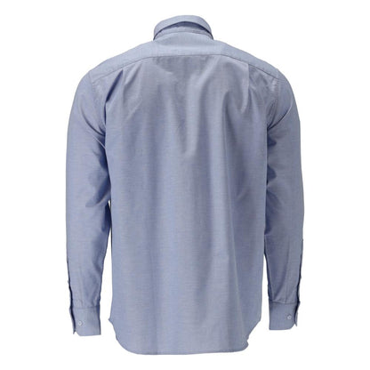 Shirt, classic fit, stretch, light blue