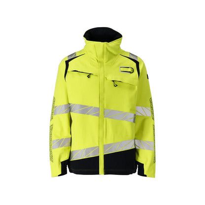 Jacke, ULTIMATE STRETCH Arbeitsjacke Multisafe, hi-vis gelb/schwarzblau