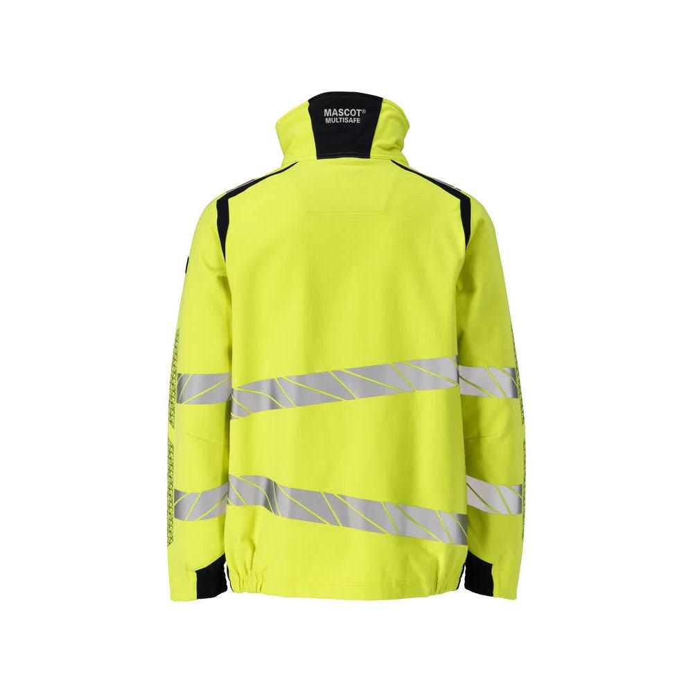 Jacke, ULTIMATE STRETCH Arbeitsjacke Multisafe, hi-vis gelb/schwarzblau