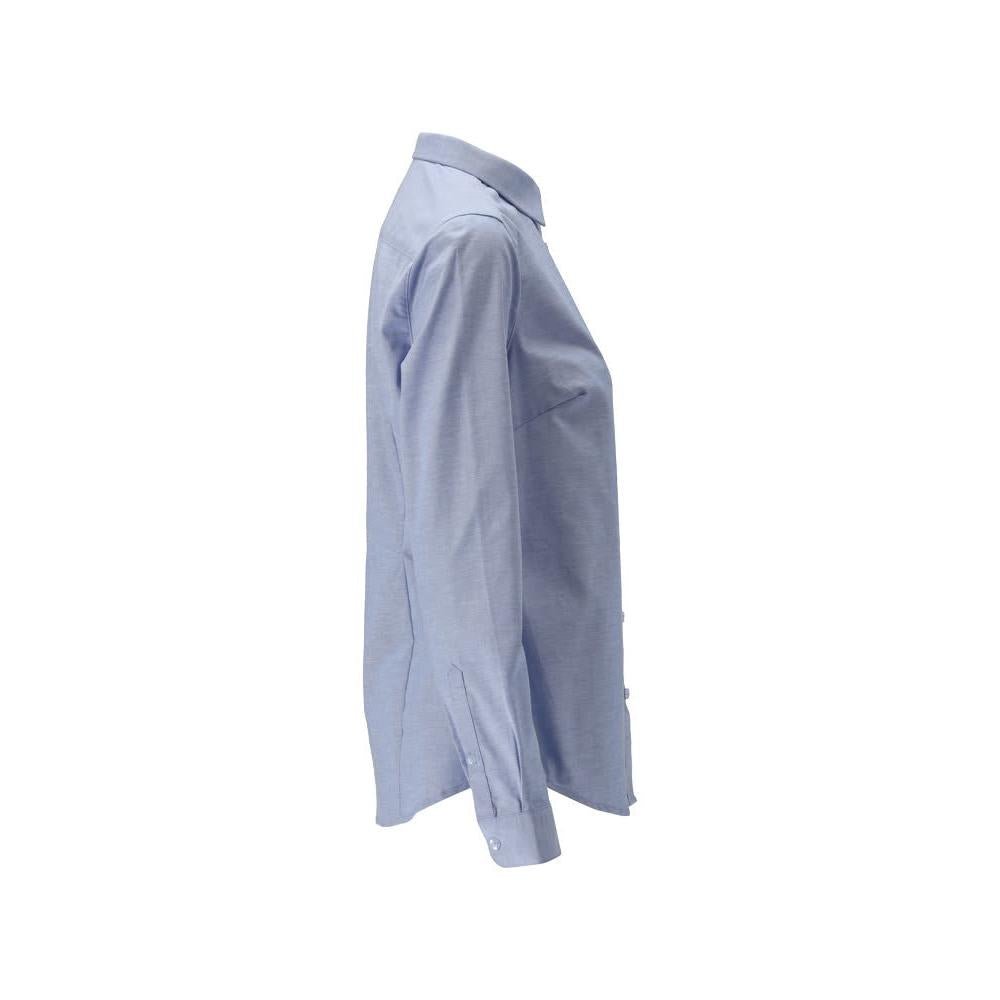Hemd, klassische Damenpassform, Stretch Damenbluse, hellblau