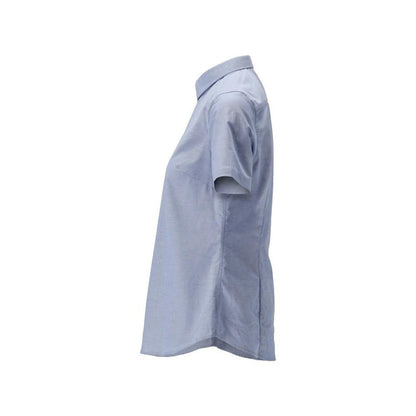 Hemd, Kurzarm, klassische Damen, Stretch Damenbluse, hellblau
