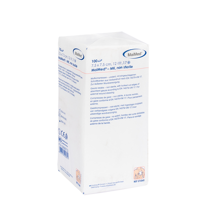 MaiMed-MK-unsterile gauze compresses of 100 pieces/paper bag