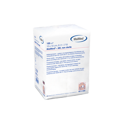 MaiMed-MK-unsterile gauze compresses of 100 pieces/paper bag