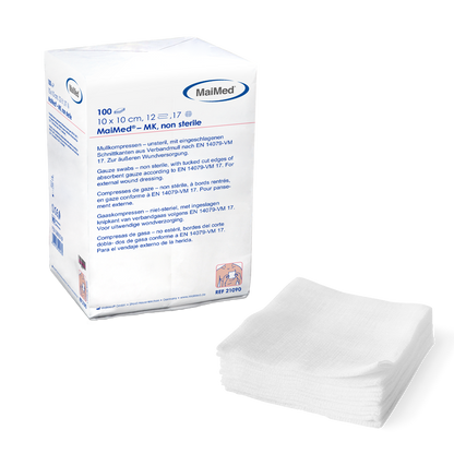 MaiMed-MK-unsterile gauze compresses of 100 pieces/paper bag