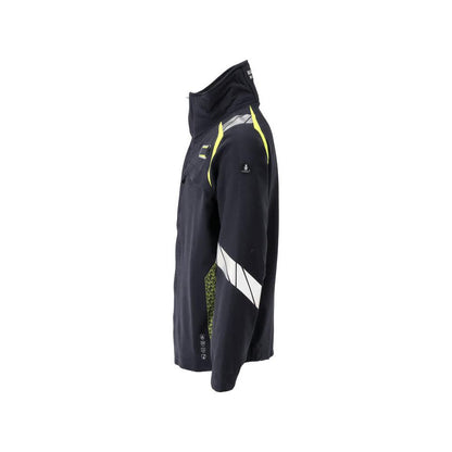 Jacke, ULTIMATE STRETCH Arbeitsjacke Multisafe, schwarzblau/hi-vis gelb