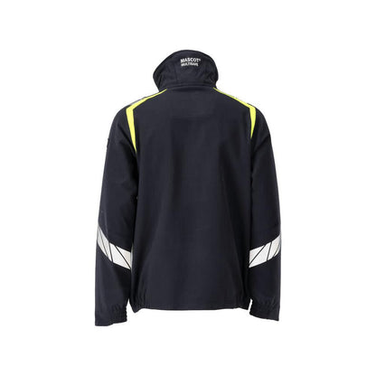 Jacke, ULTIMATE STRETCH Arbeitsjacke Multisafe, schwarzblau/hi-vis gelb