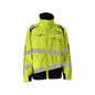 Jacke, Stretch-Einsätze Arbeitsjacke Multisafe, hi-vis gelb/schwarzblau