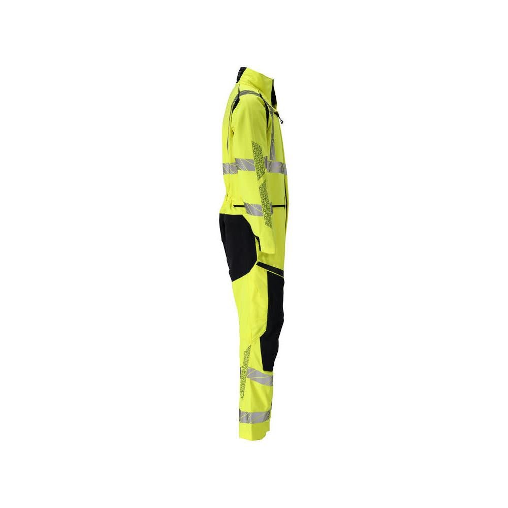 Overall, knee pockets, stretch inserts combination Multisafe, hi-vis yellow/black-blue