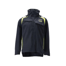 Hard Shell Jacket Jacket Multisafe, black blue/hi-vis yellow