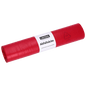 Abgebildet ist eine Rolle DEISS 21705 Typ 100 rot Müllbeutel (25 Säcke, 575x1000 mm) der EMIL DEISS KG (GmbH + Co.) auf weißem Grund - ideal für die gewerbliche Abfallentsorgung.