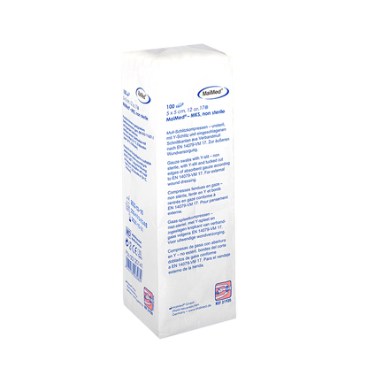 MaiMed-MKS-unsterile gauze slit compresses, 100 pieces/paper bag