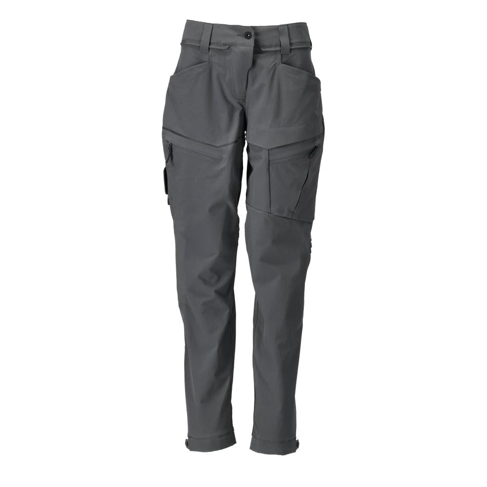 Funktionshose, stretch, Damenpassform Hose, Anthrazitgrau