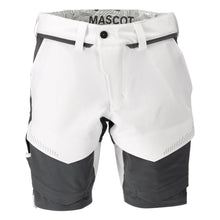 Shorts, Stretch, geringes Gewicht Shorts, weiss/Anthrazitgrau