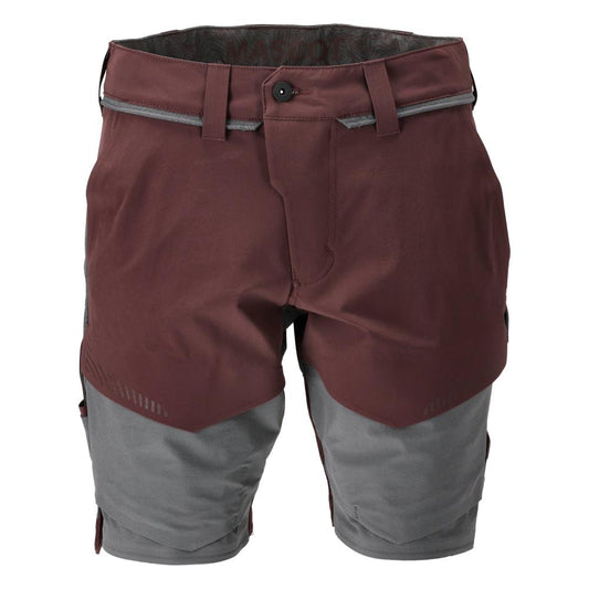 Shorts, Stretch, geringes Gewicht Shorts, bordeaux/anthrazitgrau