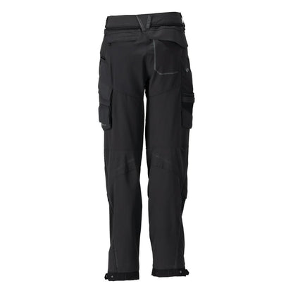 Hose mit Knietaschen, Damen Hose, schwarz