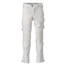 Trousers, knee pockets, stretch, light trousers, white