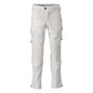 Trousers, knee pockets, stretch, light trousers, white