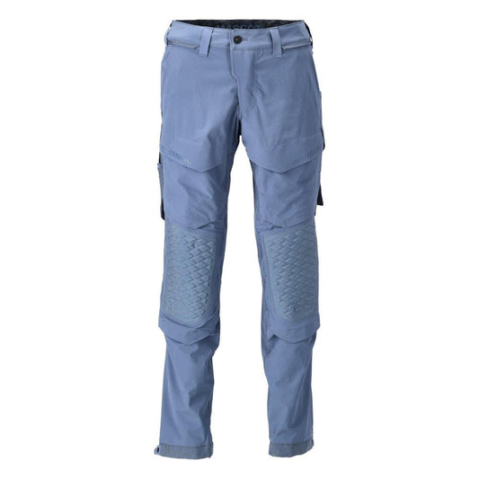 Hose, Knietaschen, Stretch, leicht Hose, steinblau