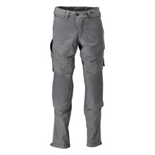 Hose, Knietaschen, Stretch, leicht Hose, Anthrazitgrau